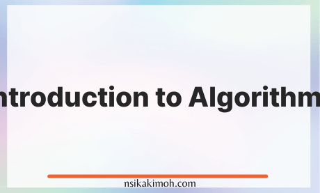 White background with the text Introduction to algorithms
